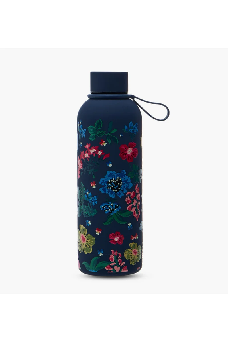 LIFESTYLE Floral Print Stainless Steel Water Bottle - 500 ml